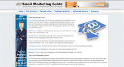 Desktop Screenshot of email-marketing-guide.com